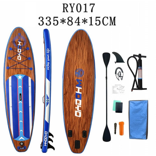 σανίδα SUP N-RY017 φουσκωτή με ΔΙΠΛΟ κουπί, αξεσουάρ και σακίδιο μεταφοράς, 335x84x15cm,
